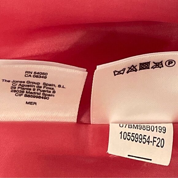 NINE WEST Fit & Flair Hot Pink Dress Sz 6 NWOT - Picture 4 of 5